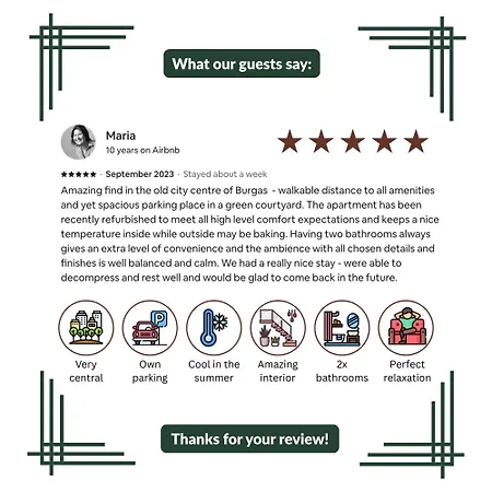 N17 Garden - Parking - Workdesk - Blackout Rolls- Netflix - Wash&dry Burgaz